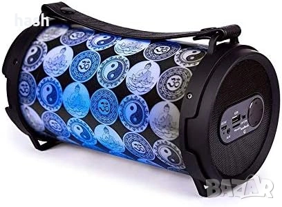 Портативна колонка, Bluetooth Високоговорител, Преносими тонколони, снимка 2 - Bluetooth тонколони - 53671869