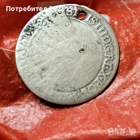 ¼ сребърен талер ,Полша., снимка 3 - Нумизматика и бонистика - 50600835