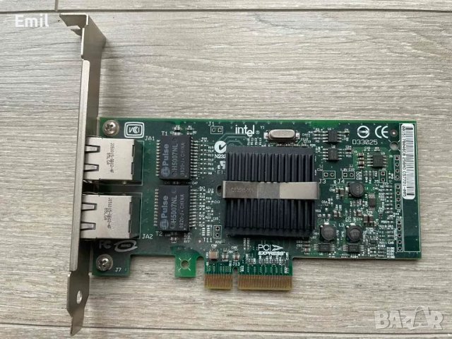 Intel Pro PCI Express Dual Port Gigabit Server Adapter, снимка 1 - Мрежови адаптери - 49109788