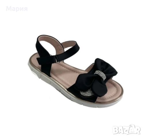 Официални луксозни детски сандали с панделка за момиче , снимка 2 - Детски сандали и чехли - 45312148