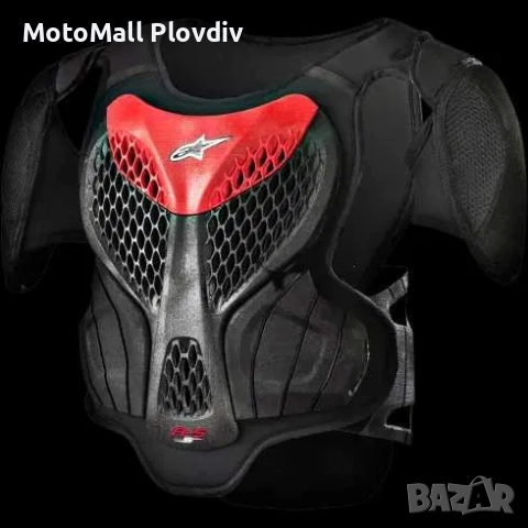 Детска броня ALPINESTARS A-5 S Body Armor black/red висок клас, снимка 3 - Аксесоари и консумативи - 51507788