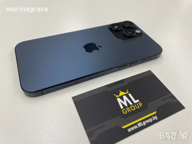 iPhone 15 Pro Max 256GB Blue, втора употреба, снимка 3 - Apple iPhone - 52585137