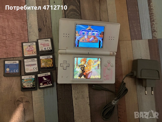 Nintendo DS lite с 7 игри и с оригинално зарядно, снимка 6 - Nintendo конзоли - 53418993