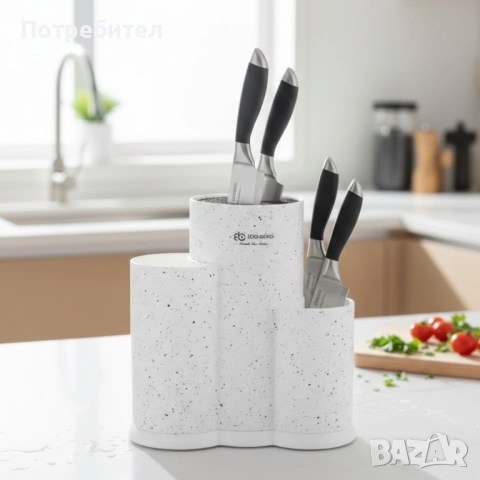 Поставка за кухненски прибори и ножове 3 в 1 Edenberg EB-5106, снимка 3 - Аксесоари за кухня - 53711437