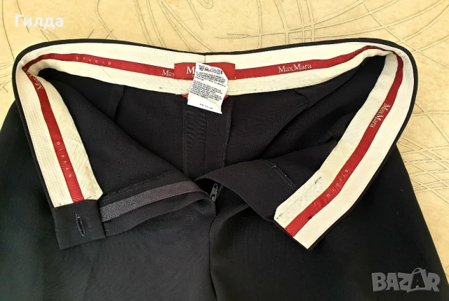 Max Mara нов черен панталон размер D 38, снимка 11 - Панталони - 51224352
