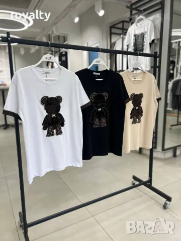 Тениска с мече , снимка 2 - Тениски - 49328262