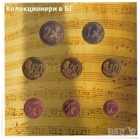 БАНКОВ СЕТ АВСТРИЙСКИ ЕВРОМОНЕТИ 2003 ГОДИНА, снимка 4 - Нумизматика и бонистика - 53367734