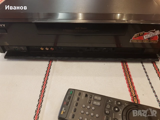 SONY SLV 835 HI-FI STEREO VIDEO , снимка 6 - Плейъри, домашно кино, прожектори - 51189284