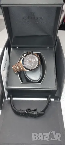 Часовник  EDOX delfin Chronograph   Има  и кожена каишка  , снимка 1 - Мъжки - 48807849