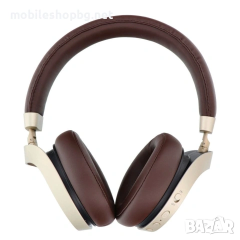 слушалки безжични с опция кабел кафеви, снимка 4 - Слушалки и портативни колонки - 53161012