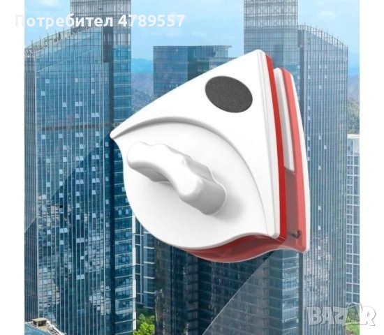 Уред за двустранно почистване на прозорци, снимка 2 - Други стоки за дома - 54126332