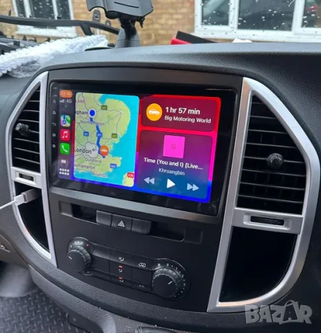 Мултимедия, за MERCEDES BENZ, VITO 3, W447, 2014-2021, плеър Android, Навигация, Мерцедес, Вито 2DIN, снимка 4 - Аксесоари и консумативи - 48890432