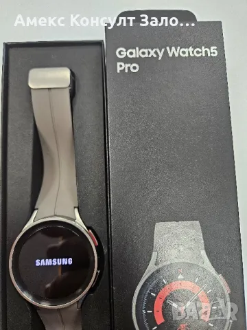 Samsung Galaxy Watch 5 Pro Gray Titanium, снимка 2 - Смарт гривни - 47564990