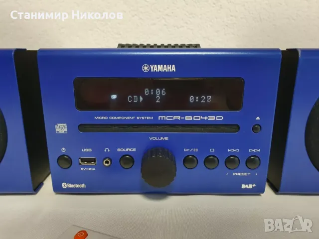 Yamaha MCR-B043D Micro System и оригинално дистанционно, снимка 2 - Аудиосистеми - 48715823