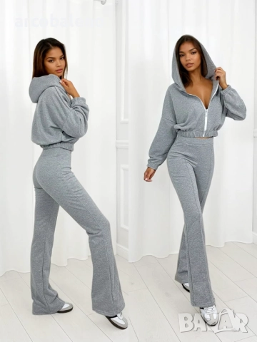 Дамски комплект от суитшърт и панталон Melissa, 5цвята , снимка 11 - Комплекти - 51987271