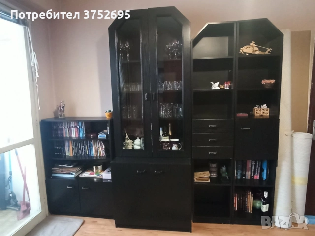 СПЕШНО !!! ПО ДОГОВАРЯНЕ - Черна холна секция – модулна, снимка 3 - Секции и витрини - 53833954