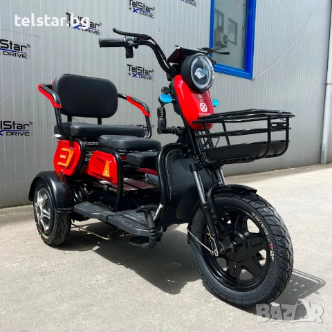 Триместна електрическа триколка TS 350-7-OFFROAD 2000W 25Ah Нов модел с повишена мощност подходяща з, снимка 9 - Мотоциклети и мототехника - 52411474