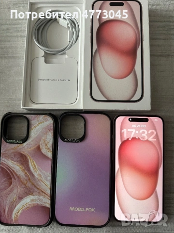 iPhone 15 pink, снимка 2 - Apple iPhone - 53927181