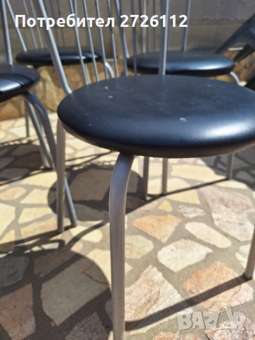 Столове метални 4бр., снимка 4 - Столове - 51570183
