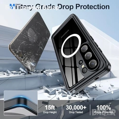 Нов Удароустойчив калъф Samsung S26 Ultra водоустойчив MagSafe кейс Самсунг, снимка 3 - Калъфи, кейсове - 53835731