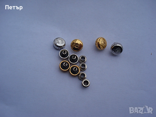 Коронки с винтове за Omega  и Rolex часовници, снимка 2 - Мъжки - 52824029