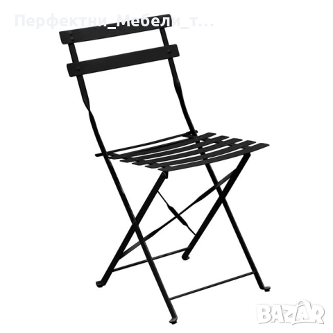Метален сгъваем стол,сгъваема метална маса-черен,зелен,бял,син,бежев цвят, снимка 2 - Столове - 45006208