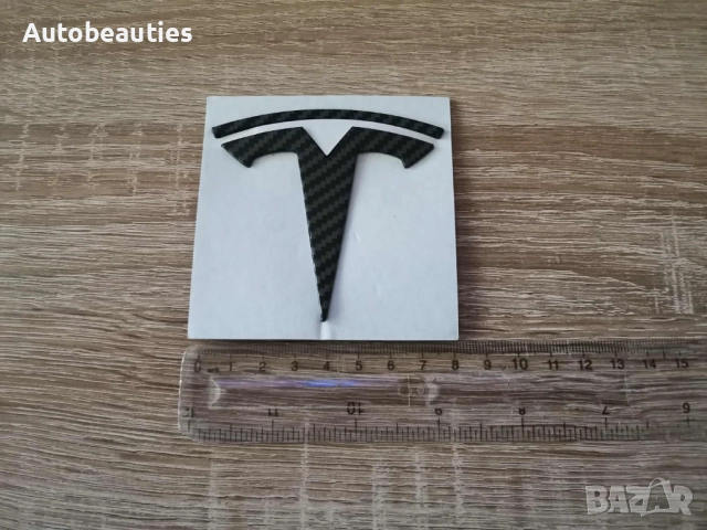 задно лого Tesla Model 3 карбон, снимка 5 - Аксесоари и консумативи - 51977315