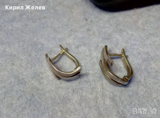 АРТИСТИЧЕН ФЕШЪН МОДЕЛ СРЕБЪРНИ ОБЕЦИ СРЕБРО 925 МАЙСТОРСКА РЪЧНА РАБОТА 48248, снимка 9 - Обеци - 49682876