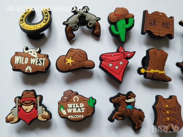 Crocs Значки за Крокс серия Wild west/ Див запад, снимка 2 - Други - 50485901