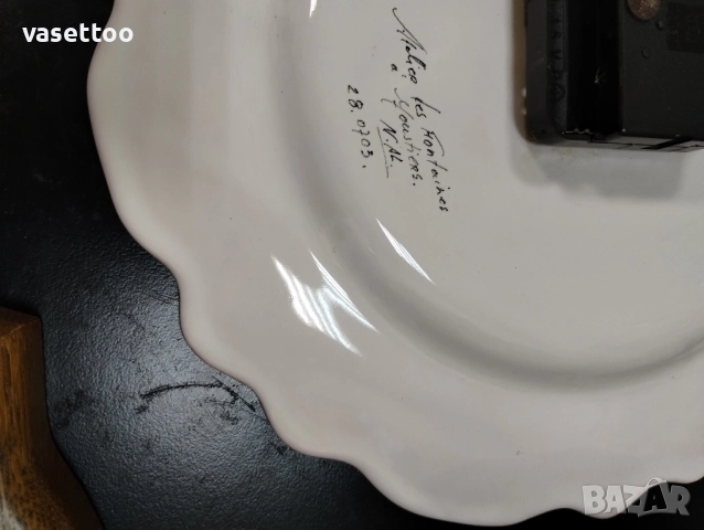 Порцеланови часовници, снимка 4 - Стенни часовници - 52451875