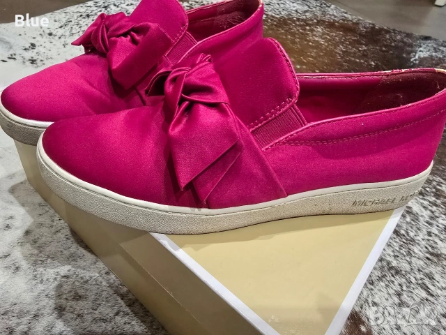 MICHAEL KORS обувки от сатениран памук