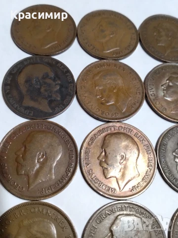 ONE PENNY 1903-1948 г.18 бр, снимка 6 - Нумизматика и бонистика - 51138290