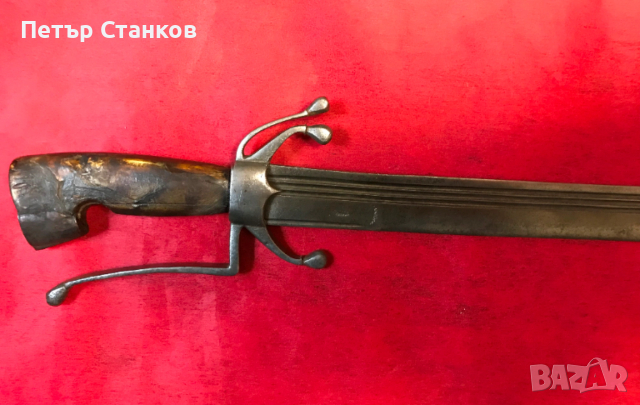 Огромна нимча,сабя,ятаган, снимка 5 - Антикварни и старинни предмети - 53258604