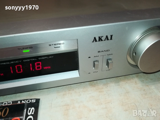 AKAI AT-K22L TUNER-MADE IN JAPAN 3011251303, снимка 8 - Ресийвъри, усилватели, смесителни пултове - 52591503