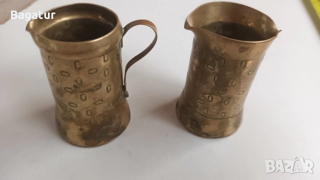 Възрожденски бронзови,мерки,чашки за алкохол,царски,кръчмарски