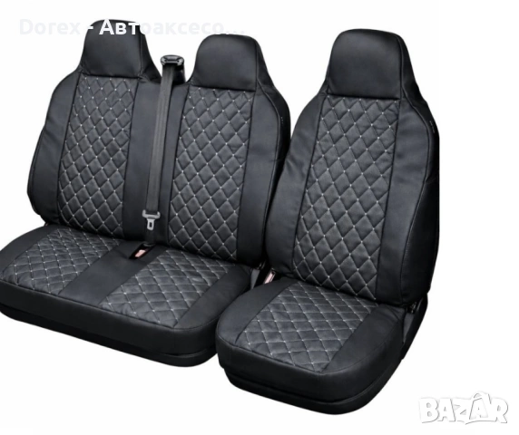 Комплект 2+1 универсална тапицерия за предни седалки на бус - еко кожа, снимка 2 - Аксесоари и консумативи - 53859285