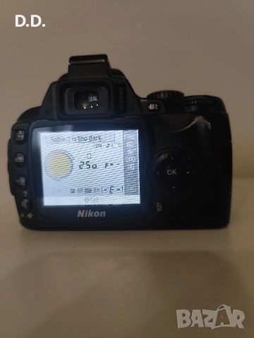 Nikon D40 - само с ръчнофокусни обективи, снимка 7 - Фотоапарати - 53948690