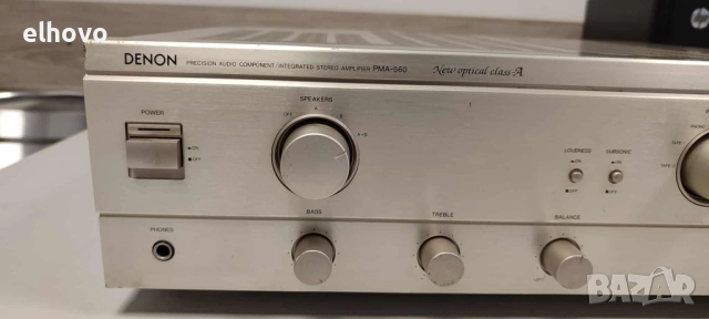 Стерео усилвател Denon PMA-560, снимка 3 - Ресийвъри, усилватели, смесителни пултове - 51929009