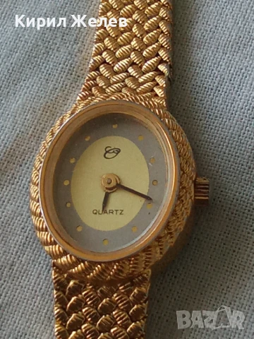 ПОЗЛАТЕН ЛУКСОЗЕН МАРКОВ ДАМСКИ КВАРЦОВ ВИНТИДЖ ЧАСОВНИК с ПОЗЛАТЕНА ВЕРИЖКА Тип ГРИВНА 32543, снимка 17 - Дамски - 38387606