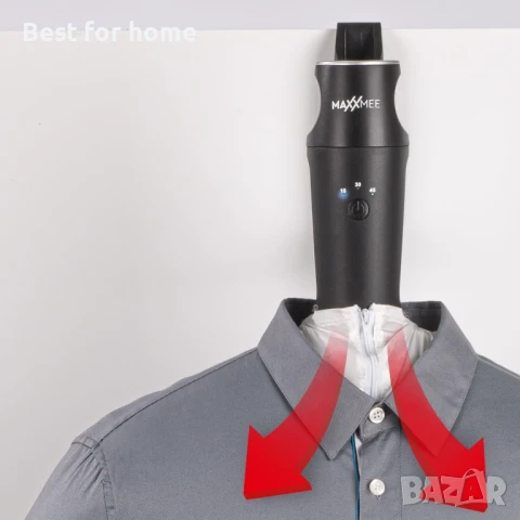 Компактна гладачка за ризи MAXXMEE., снимка 4 - Друга електроника - 50444639
