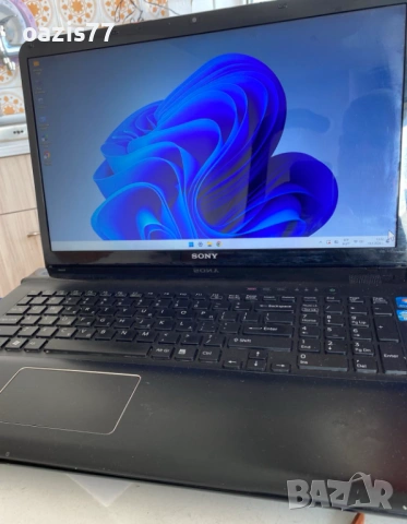 Лаптоп  SONY  17,3 in ,SSD 128gb , RAM 12 gb, OFFISE WIN  11 -активирани