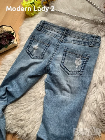 Накъсани дънки чарлстон, снимка 3 - Дънки - 50899039