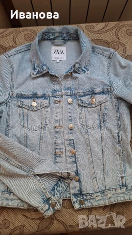 Дамско дънково яке Zara