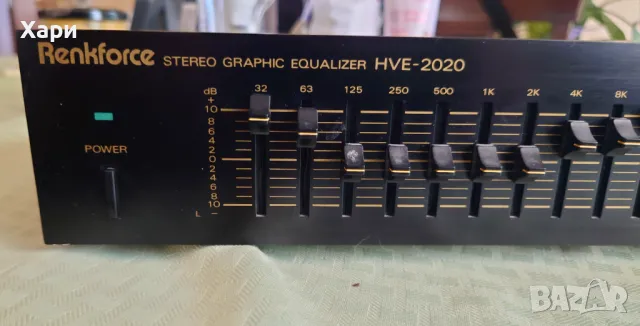 Еквалайзер Renkforce Stereo Graphic Equalizer HVE-2020, снимка 2 - Еквалайзери - 46923951