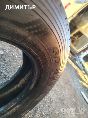 Само 1бр.лятна гума DUNLOP 265 70 17.5  DOT22 цена за брой, снимка 5 - Гуми и джанти - 54073520