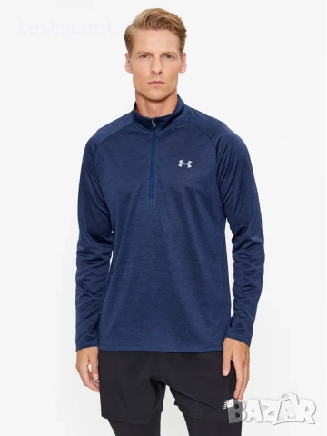 €51,13 Under Armour 1/4 Zip блуза – XL – Loose – синя – без забележки, снимка 6 - Блузи - 53001761