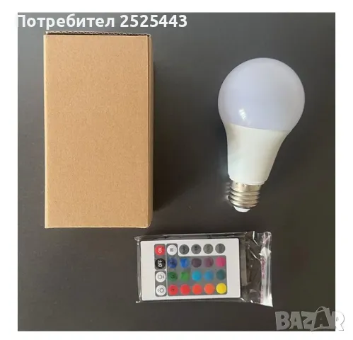 Нова LED Лампа 9W - 220V, снимка 3 - Лампи за таван - 48187174