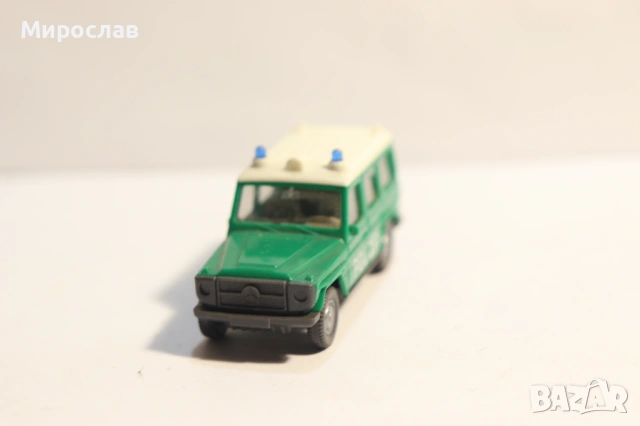 WIKING H0 1/87 MERCEDES POLICE ПОЛИЦИЯ КОЛИЧКА КАМИОН МОДЕЛ, снимка 3 - Колекции - 53129199