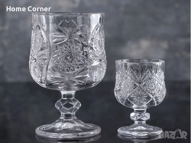 Комплект чаши за вино и ракия - 12бр, снимка 3 - Чаши - 52561855