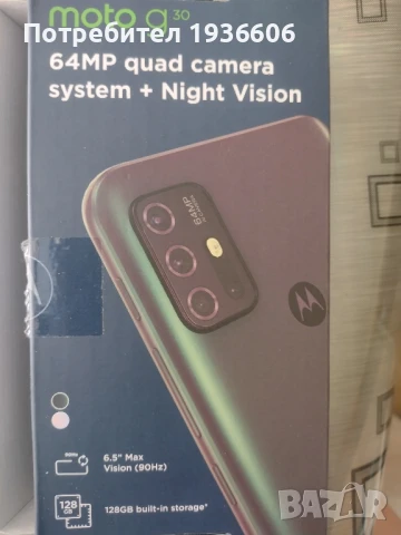 Moto G30 128GB 6GB RAM Dual, снимка 2 - Motorola - 50674796